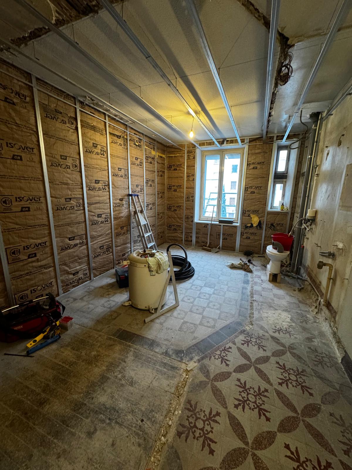 Salon pendant les travaux du Projet des Arts à Grenoble — Beevest